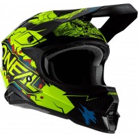 Casco de cross O´neal 3SRS Helmet Villain 2.0 Neon Yellow adulto